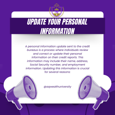 Personal Information Update